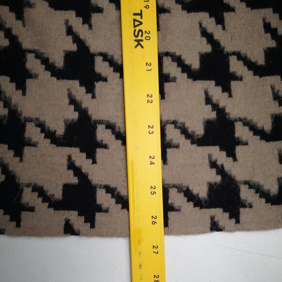 Ann Taylor Petite Ladies Size Small Petite Black & Tan Patterned Open Cardigan - Picture 9 of 9